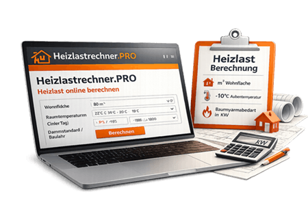 Heizlast online berechnen mit Heizlastrechner.PRO