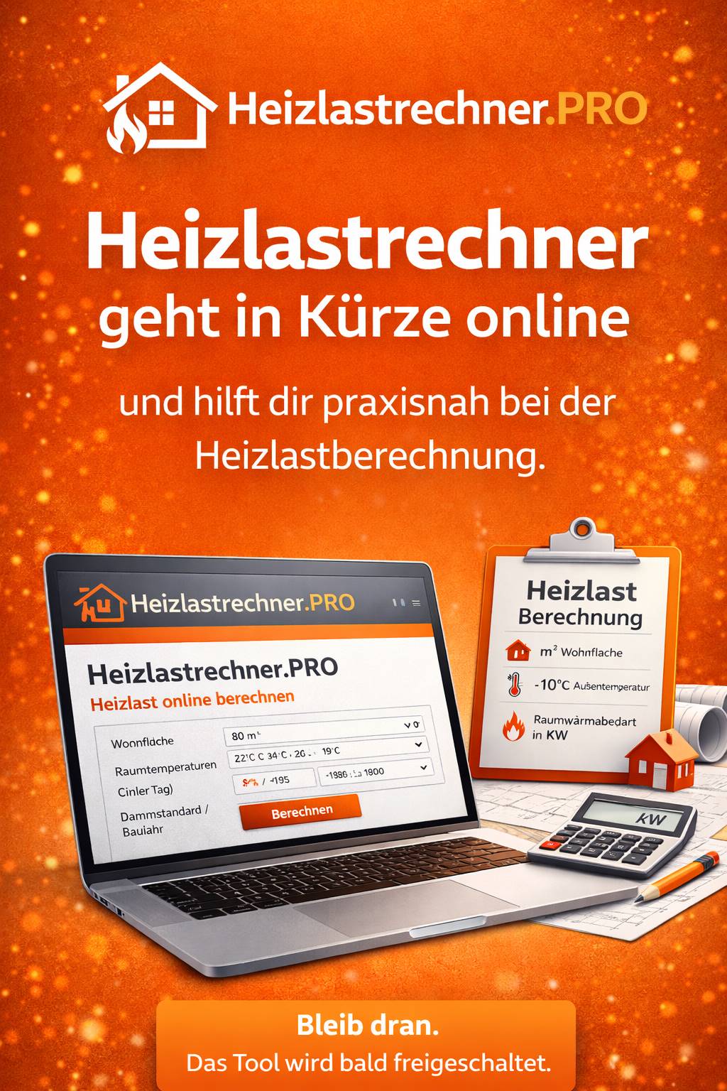 Heizlastrechner ist in Kürze online1